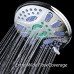AquaStar Elite High-Pressure 7" Giant 6-setting Luxury Spa Rain Shower Head with Microban Antimicrobial Anti-Clog Jets for More Power & Less Cleaning! / Solid Brass Ball Join/All Chrome Finish - B0776Y8DGK